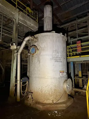 6,500 GALLON TANK 304L STAINLESS STEEL MEASURING 8' DIAMETER X 12' TALL  MA