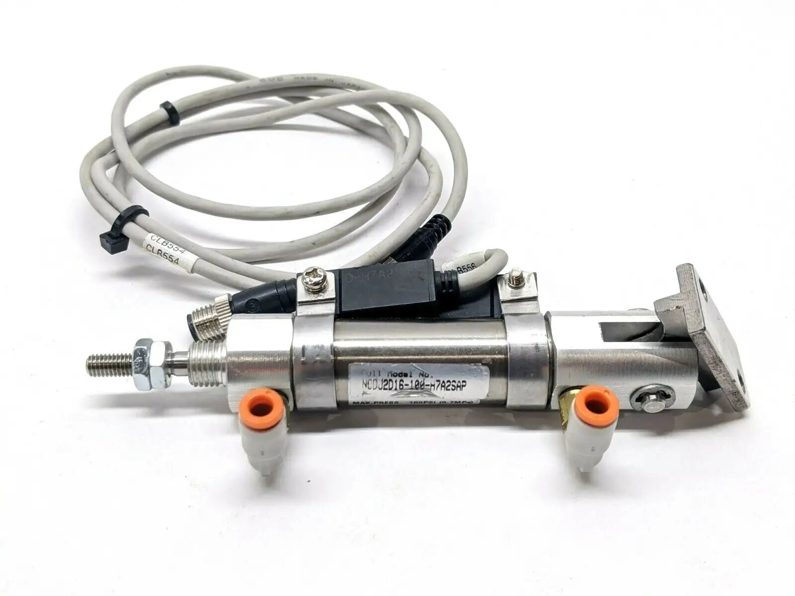 NCDJ2D16-100-H7A2SAPC | SMC  Pneumatic Cylinder w/ Auto Switch 5/8" Bore 1" Stroke - Used