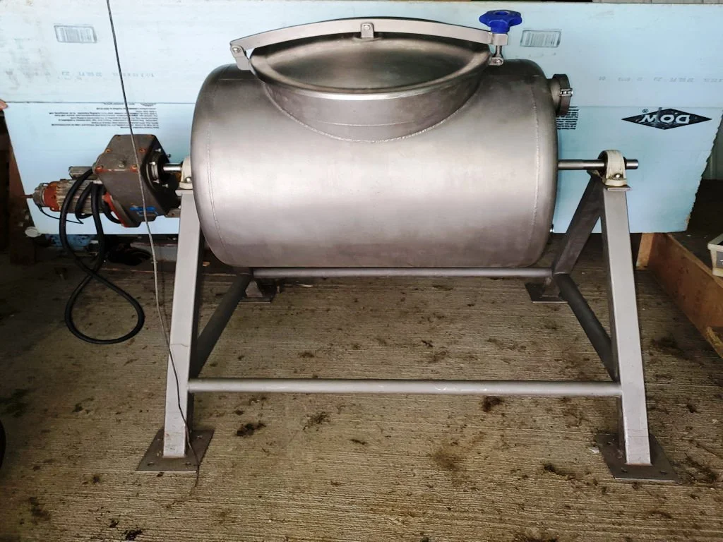 Bcast 75 gallon butter churn, 304SS.
