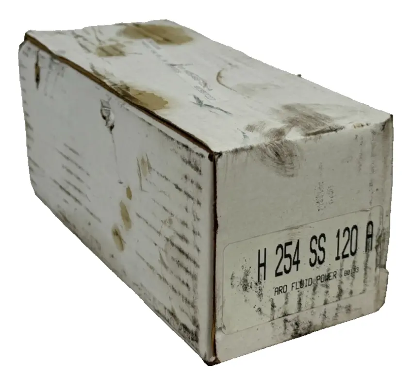 NEW ARO FLUID POWER H-254-SS-120-A POPPET VALVE 3-WAY 1/2" 120VAC H254SS-120-A