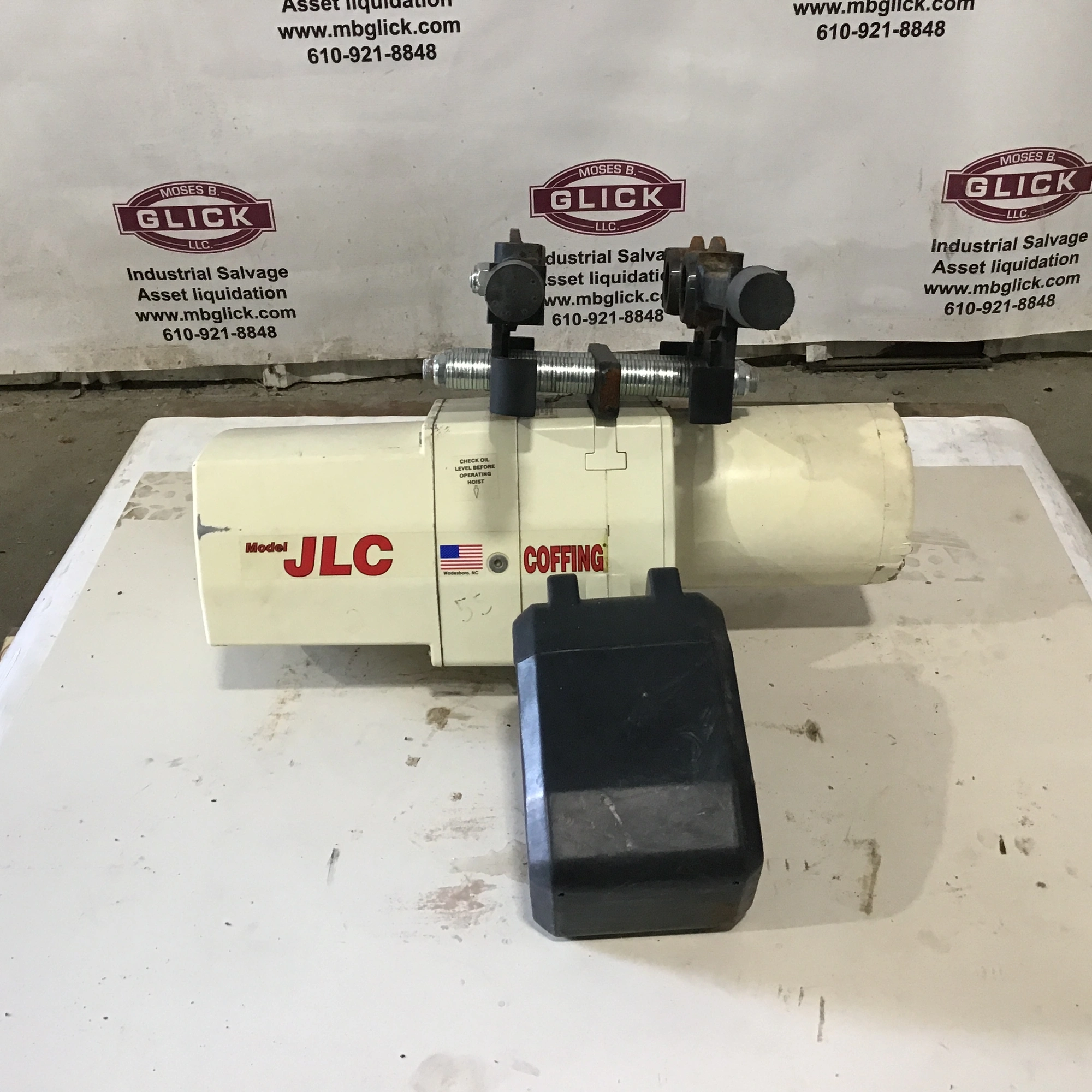 Coffing JLCET1016 Electric Chain Hoist 1/2 Ton 1/2H.P 16Fps Speed 1.05Amps