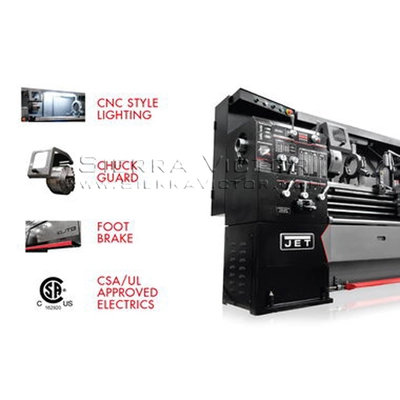 JET E-1236VS Precision / Gap Bed Lathes | Sierra Victor Industries (4)