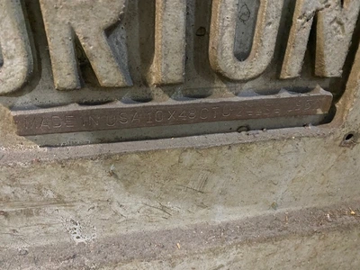 USED NORTON 10" X 48" CTU