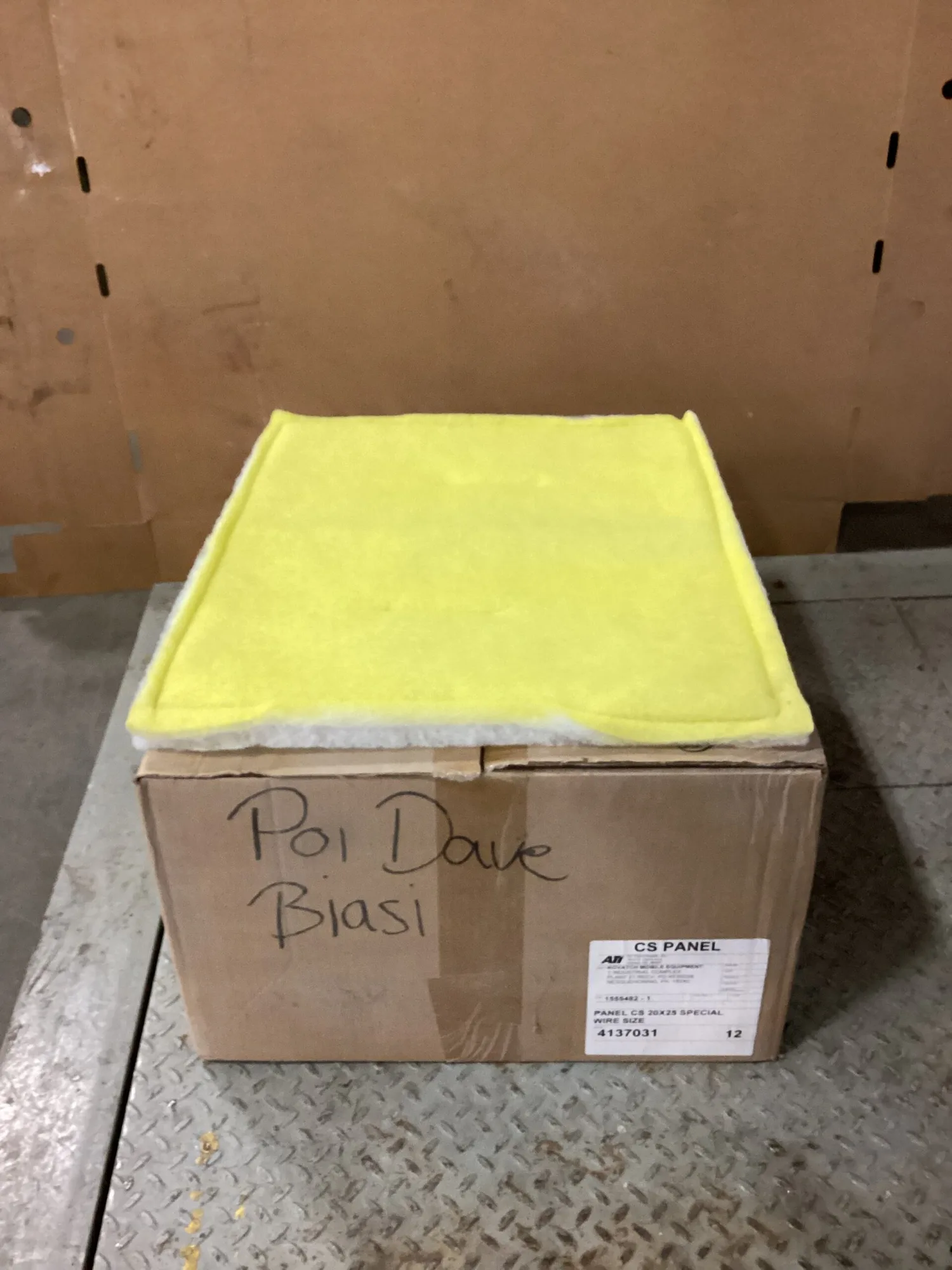 Parker ATI CS 20″ X 20″ Spray Booth Filter 4137031 -NIB of 12
