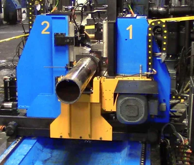 New ERWTech/UCG High-Speed Flying Cold Saw, Double-Cut