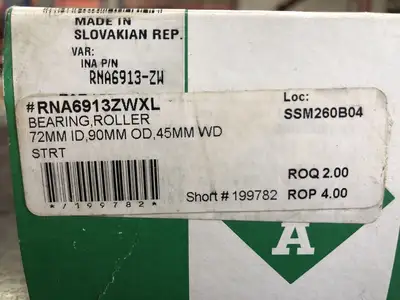 Needle Roller Bearing RNA6913-ZW-XL