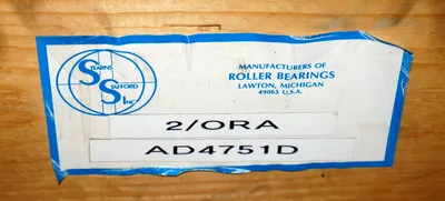NEW STEARNS STAFFORD AD4751D 2/ORA BEARING SET