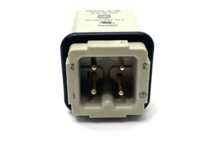 Used HARTING Male Insert Han 3A w/ Quick-Lock 1,5mm 10A DAMAGED Connector Accessories Michigan US | Maverick Industrial Sales #1414236