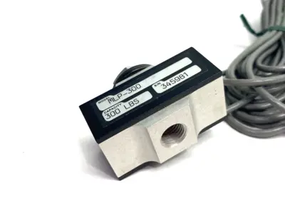 USED TRANSDUCER TECHNIQUES LOW-PROFILE LOAD CELL, 300LBS, COMPRESSION