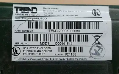 Trend XCITE/IO/USA/UL/8DO Module IQ3 8 Channel Relay Output 2000K000080 AUC