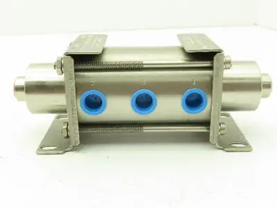Honeywell Skinner H9-104 Stainless Pneumatic Pilot Valve 5/2 Pos 200 PSI 1/4"NPT