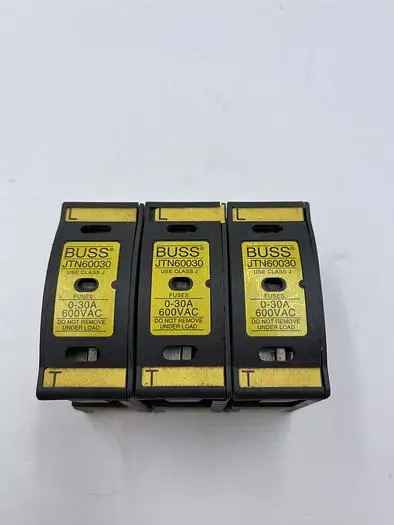 Used BUSS BUSS JTN6003 X3 Misc Electrical & Power Parts | ND Industrial Surplus #1215418