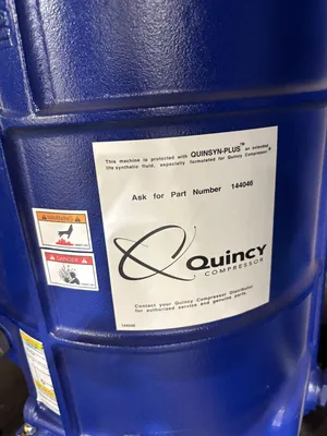 Used QUINCY QSI125 Rotary Screw & Sliding Vane Air Compressors South Carolina US | ESS Industrial Equipment Sales #1337487