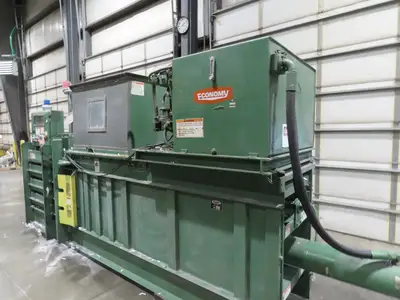 American 5029L Economy Horizontal Paper Baler 42x29x60" Bale Manual Tie 40Hp 480V