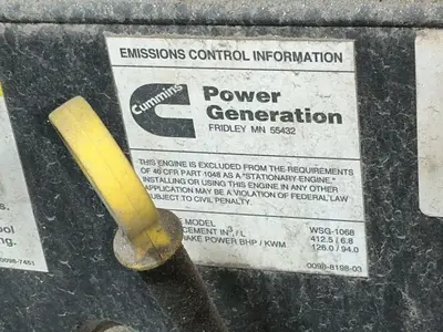 Used CUMMINS GGHE5940767 Motors (misc) Ohio US | HGR 24 #1460095