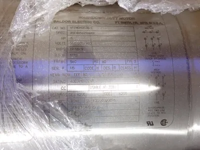 Used BALDORRELIANCE VFSWDM3538E Motors (misc) Ohio US | HGR 24 #938030