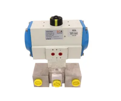 NEW SCA SCHUCKER 80529-000004 PNEUMATIC ACTUATOR PN-DW-080-090