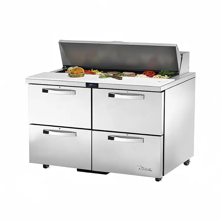 Used True TSSU-48-12D-4-HC-SPEC3 Food Prep Tables Illinois US | Falcon Restaurant Supply #1374162