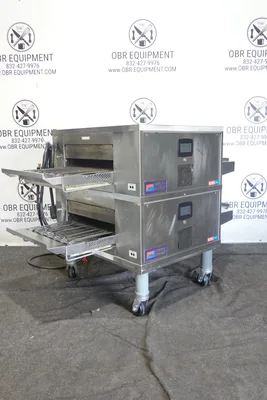 2021 MIDDLEBY MARSHALL CTX ELECTRIC DOUBLE STACKED PIZZA CONVEYOR OVEN MODEL DZ33T