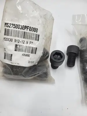 New | in-Stock BOLT M20X30 BLK OXIDE 912 - 12.9 FT SOCKET HEAD BOLT **NEW** Bolts | ND Industrial Surplus #1215756
