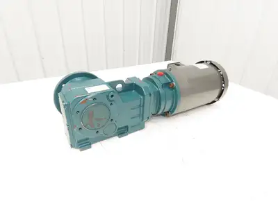 Dodge Quantis BF383CN140TC Gearbox 21.8 Reducer 66rpm 1Hp 140TC 3PH Gearmotor