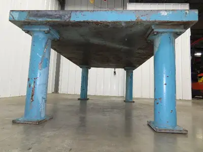 3" Top Steel Welding Layout Table 78x48" Fabrication Anti Splatter Work Bench