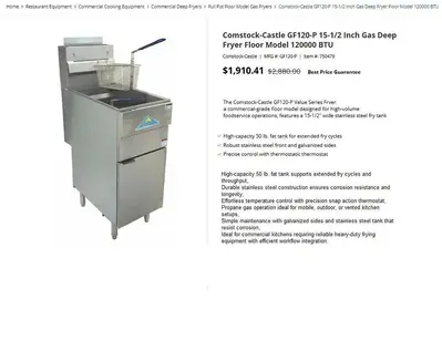 NEW COMSTOCK CASTLE GF120-P