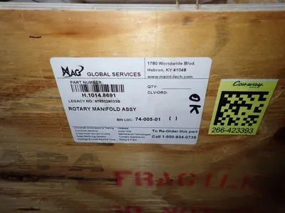 Used MAG GLOBAL SERVICES H.1014.8691 Parts (Hydraulics and Pneumatics) Ohio US | HGR 24 #754618
