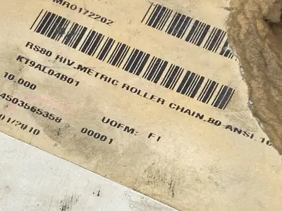 USED DIAMOND CHAIN #80 ROLLER CHAIN 10FT