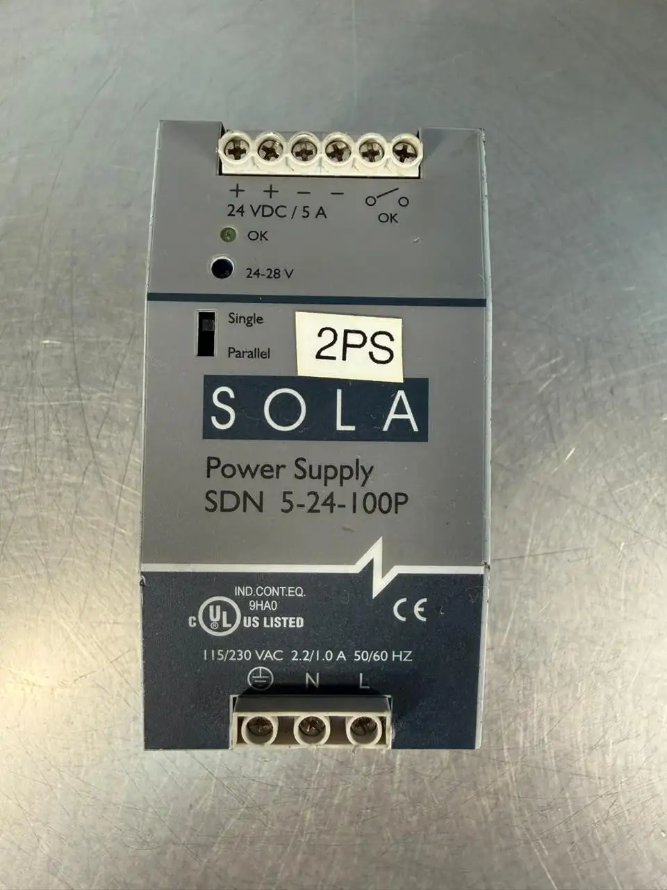 Sola Sdn 5-24-100P Power Supply Ovp (4.2.3)