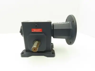 Leeson Ironman BM821-100-56-L Worm Gearbox 100:1 Reducer 0.21Hp 17.5 RPM 56C LH