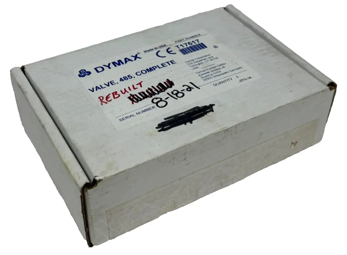 DYMAX T17617 NEEDLE DISPENSING VALVE 485 COMPLETE REBUILT