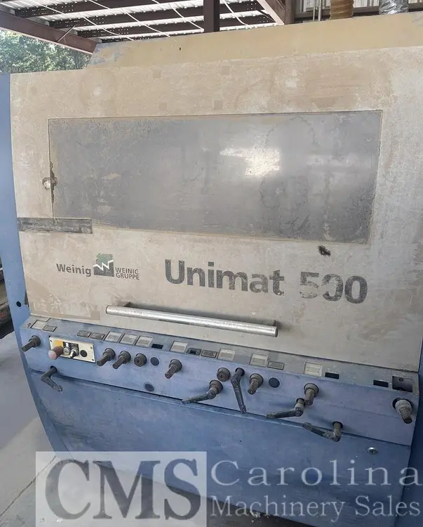 Used 2005 WEINIG UNIMAT 500 MOULDER Woodworking Moulders | CAROLINA MACHINERY SALES #421585