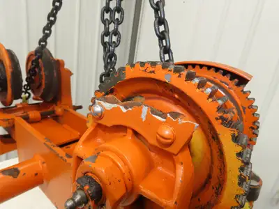 Cleveland Tramrail Underhung Bridge Crane Motorized Trolley Drive WA 5" Wheels