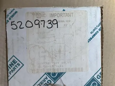 Ariel Suction Valve PN B-4879-AA