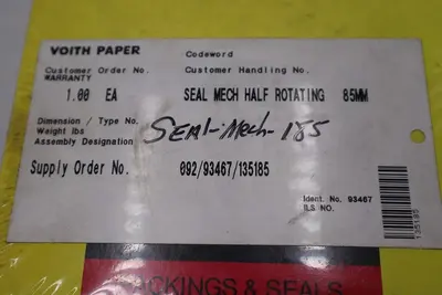 CHESTERTON 664026 891 SEAL ROTATING 85M SEAL SIZE/ SHAFT SIZE STOCK GF-93