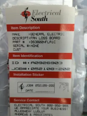 Used GE DS3800NFLA1C Industrial Controls | Surplus Asset Holdings #1220870