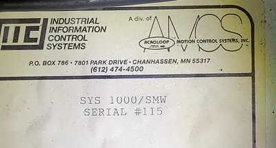 Acroloop SYS 1000/SMW Tooling & Accessories, Controllers | Machinery Central (12)