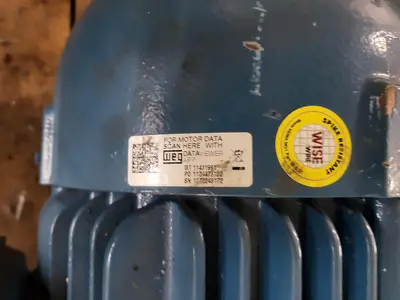 USED WEG WEG 460V 3 PH 213/5TC FRAME 1765 RPM IP55 MODEL: 11431991