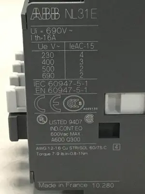 USED ABB NL31E