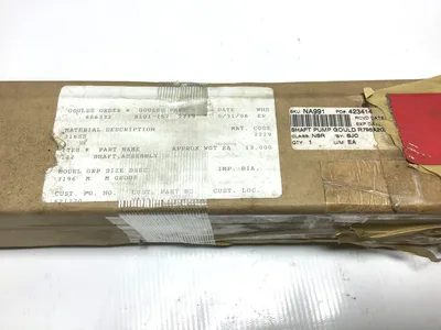 Goulds R101-157 2229 Pump Shaft Assembly 316 Stainless Steel