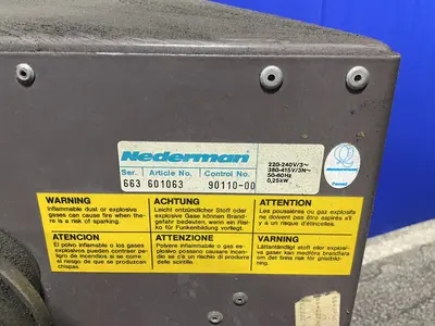Used NEDERMAN 601063 Dust Collectors Ohio US | HGR 24 #1404746