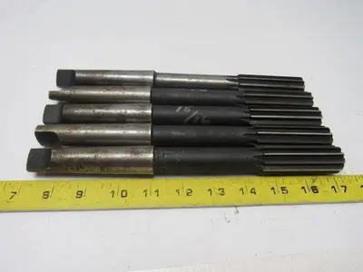 CHICAGO LATROBE 15/16" Double Circle #3 Morse 8 Flute Reamer Lot/5