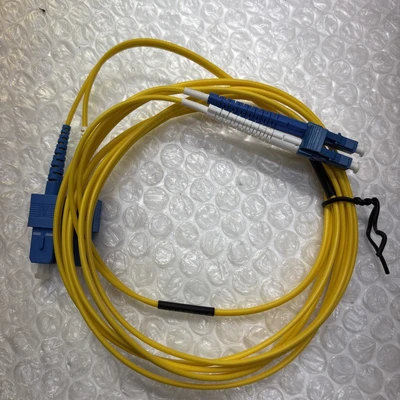 ** New Fiber Optic Patch Cords (Lot Of 11) LC-LC Duplex S-Mode #