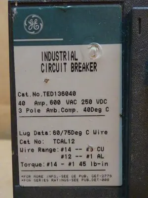 USED GENERAL ELECTRIC / GE TED136040