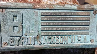 USED BYRON JACKSON 3X6X9E DVMX