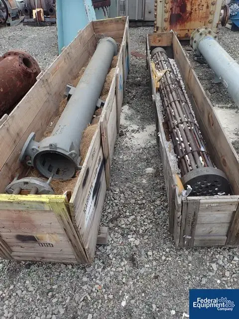 Used Union Carbide 100 Sq Ft Union Carbide Karbate Heat Exchanger, 75/75 Heat Exchangers Ohio US | Federal Equipment Company #126092