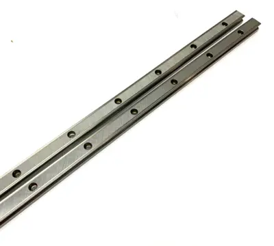 USED THK 382MM GUIDE RAILS FOR SHS15VM LOT OF 2