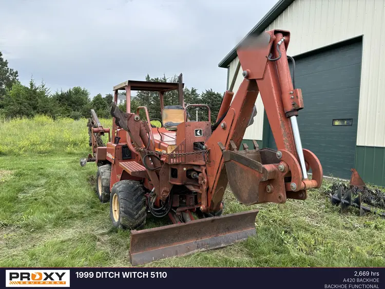 Used 1999 DITCH WITCH 5110 Trenchers Nebraska US | Proxy Equipment #1388843