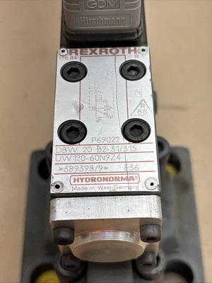 NEW Rexroth DBW 20 B2-31/315 UW120-60N9Z4